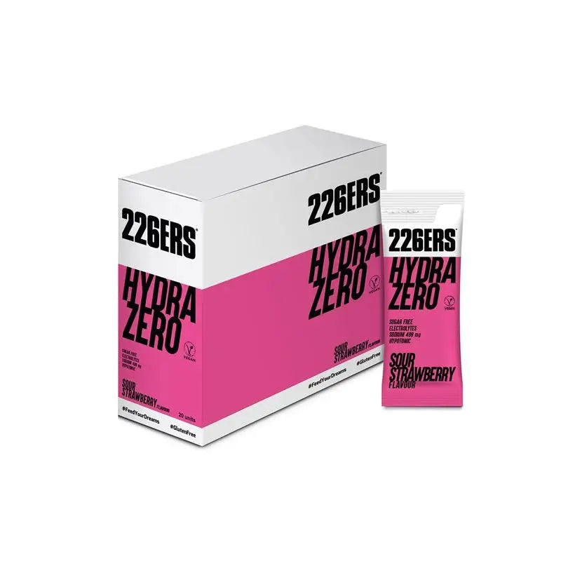 226Ers Hydrazero Monodosis Bebida Hipotónica Fresa, 20x75 gr