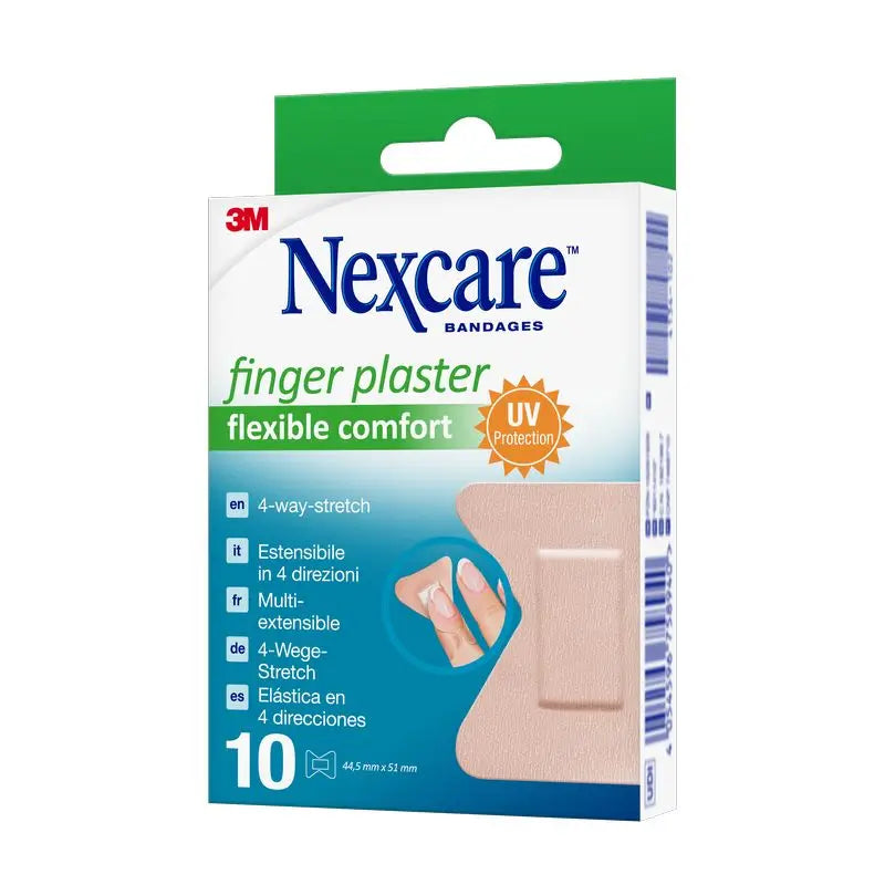 Nexcare Flexible Comfort Protective Adhesive Finger Adhesive Strip , 10 units