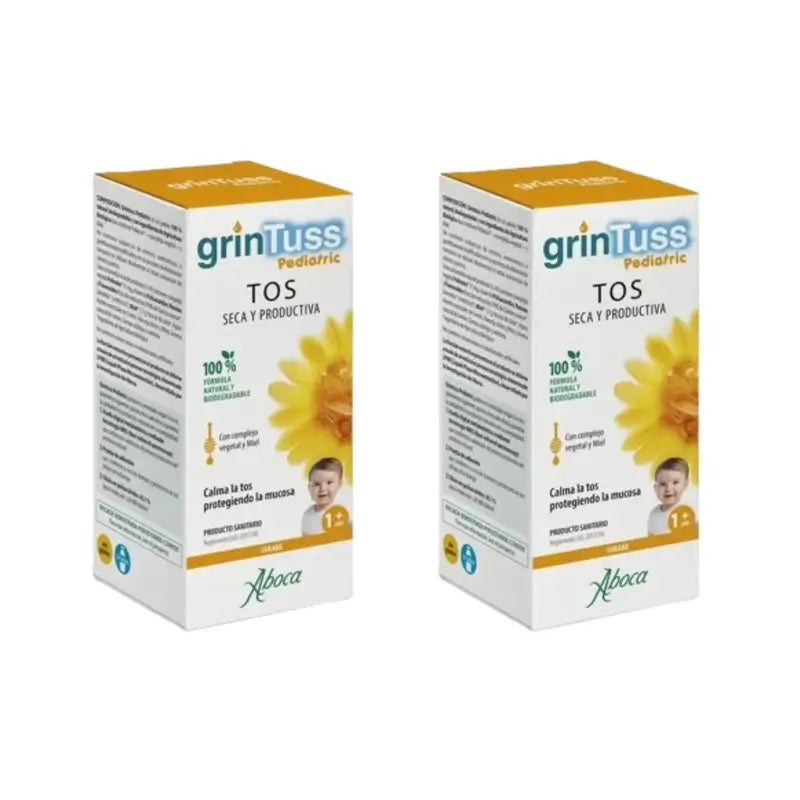 Aboca Grintuss Pediatric Syrup, 2x180 gr