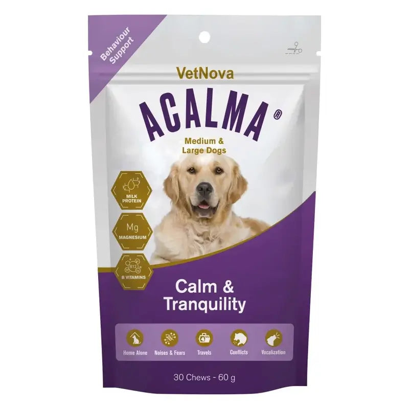 Acalma Medium & Large Dogs, 30 chewies