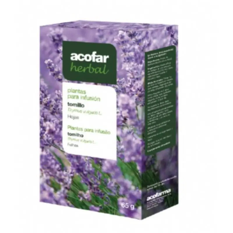 Acofar Infusión Tomillo Acoherbal, 65 g
