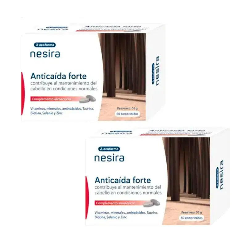 Acofar Nesira Anticaida Forte, Pack 2 x 60 tablets