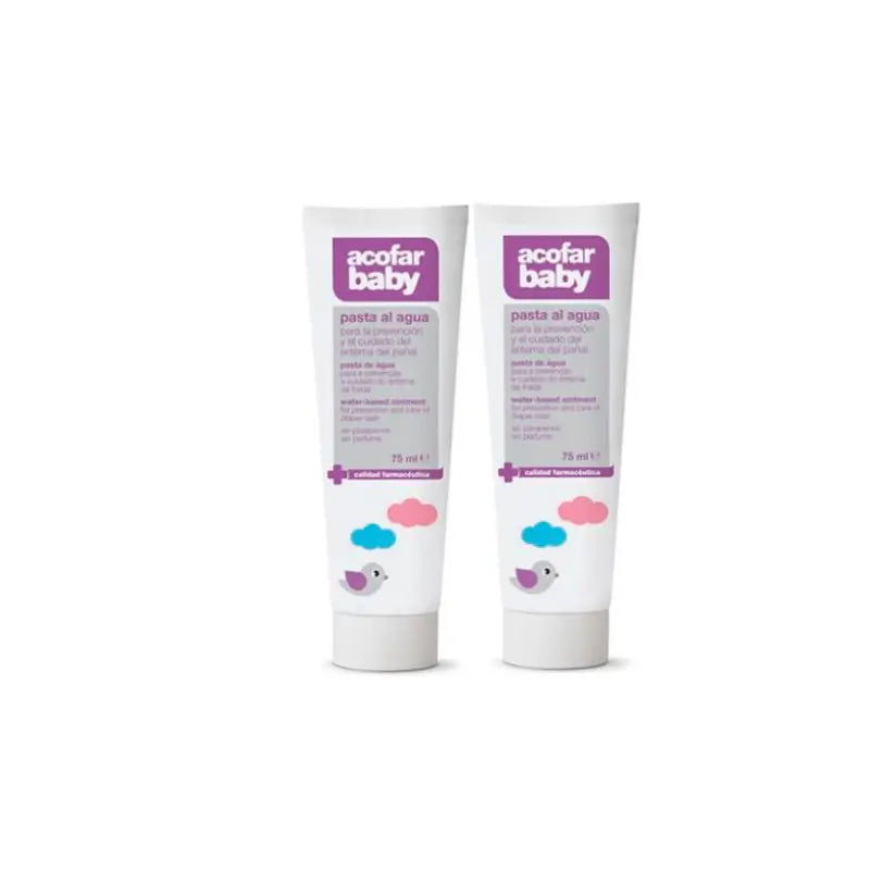 Acofarbaby Water Based Paste Pack 2 x 75 ml