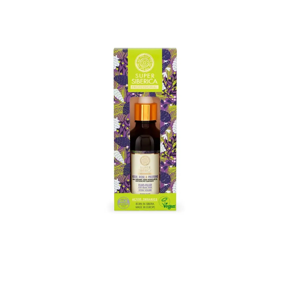 Agafja Hair Replenishing Fluid Pine, Rose & Protein, For Weak Hair, 50Ml