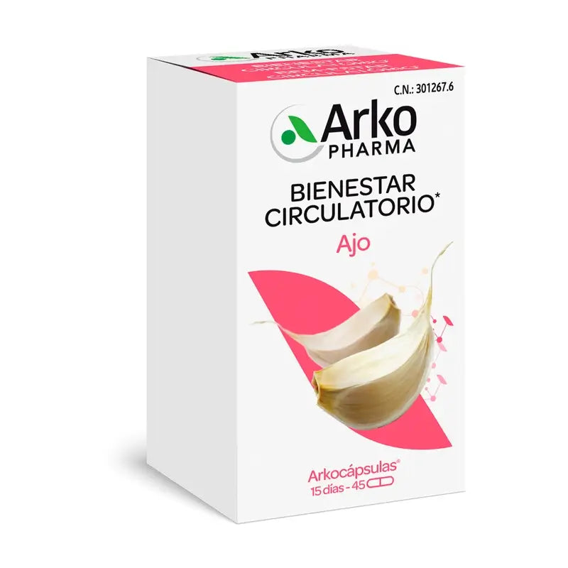 Arkocápsulas Garlic 45 Capsules Arkopharma