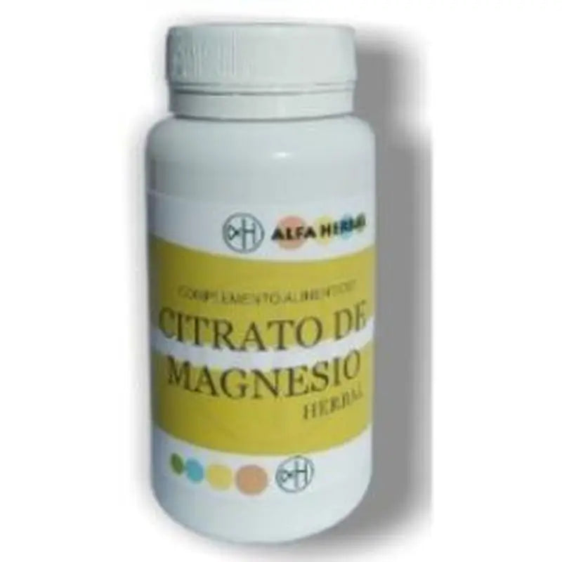 Alfa Herbal Citrato De Magnesio 90 Cápsulas