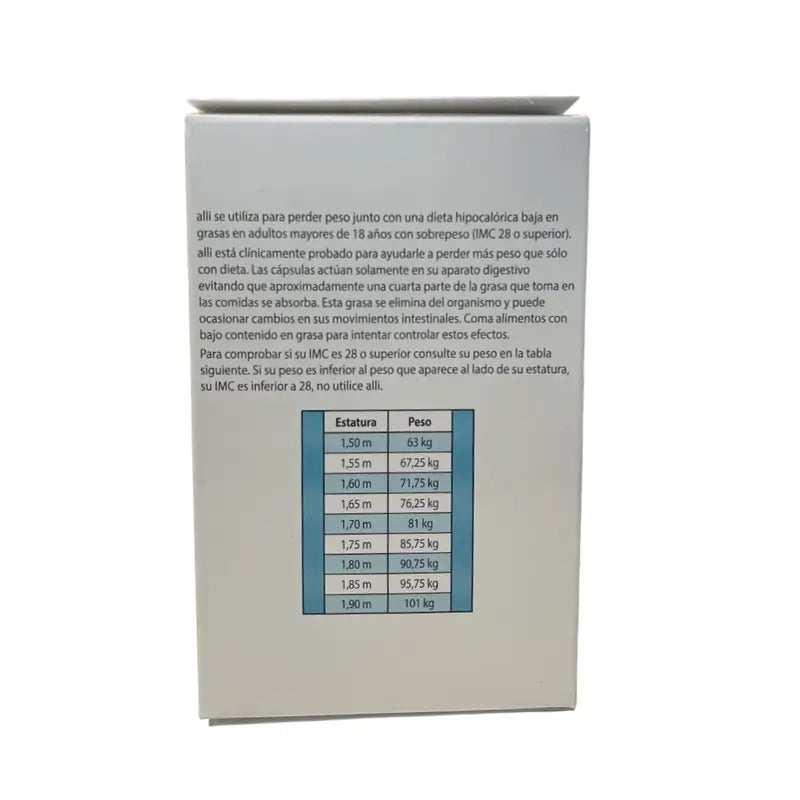 Alli 84 capsules 60 mg