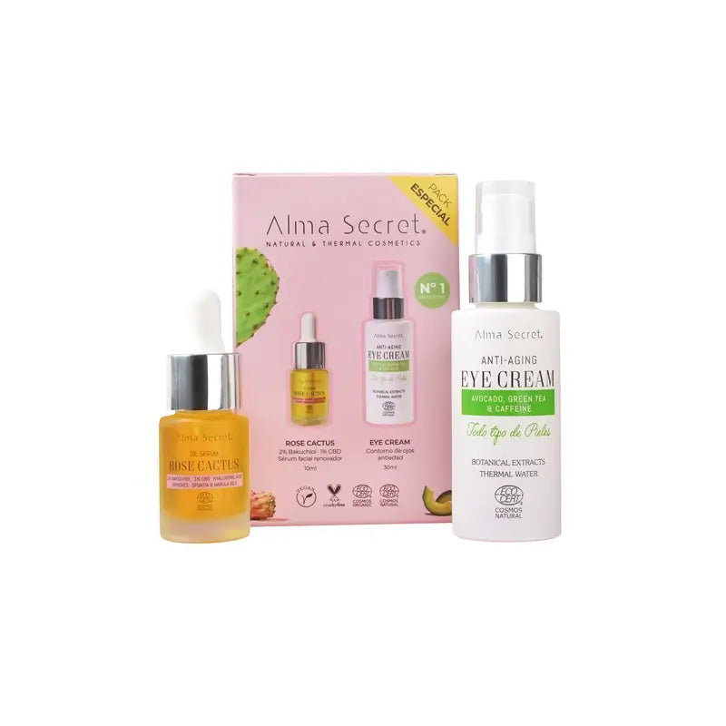 Alma Secret Pack Eye Contour Avocado 30 Ml + Rose Cactus 10 Ml