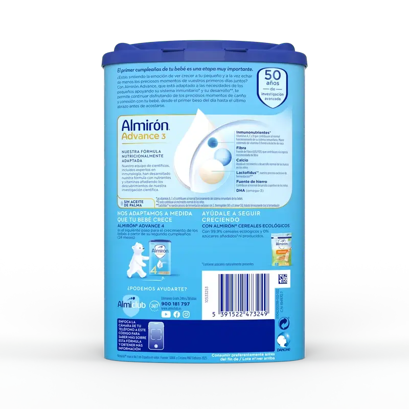 Almirón Advance 3, 8 x 800 grams