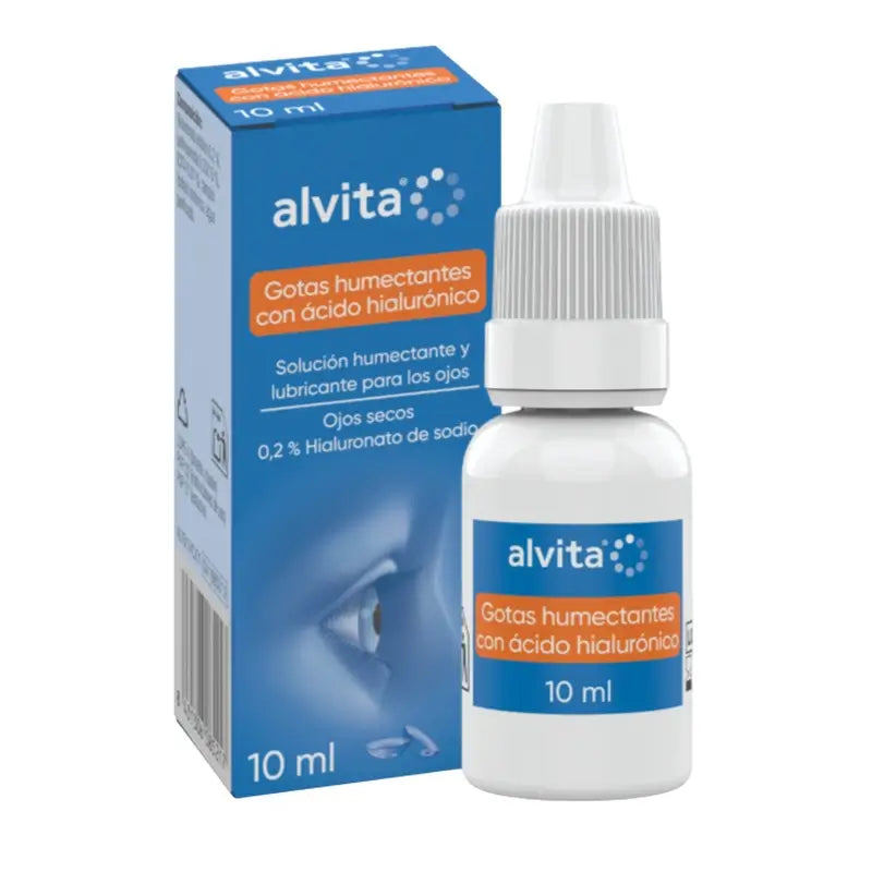 Alvita Moisturising Drops with Hyaluronic Acid, 10 ml