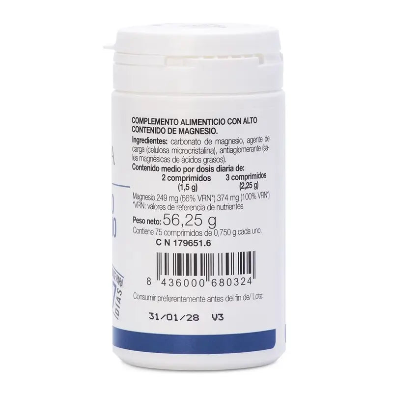 Ana Maria Lajusticia Magnesium Carbonate, 75 tablets