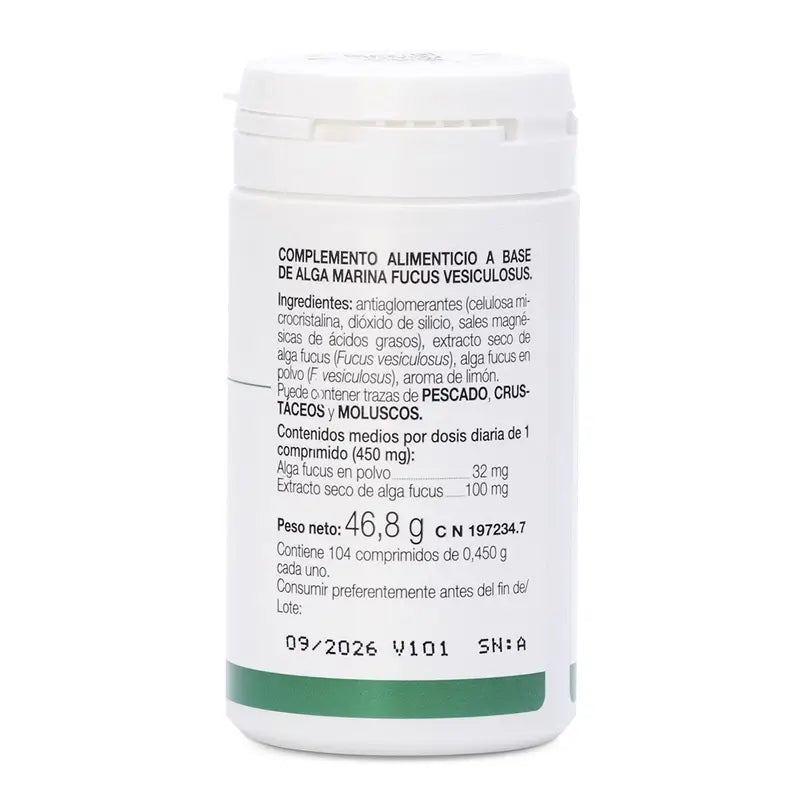 Ana Maria Lajusticia Algae Lemon Flavour , 104 tablets