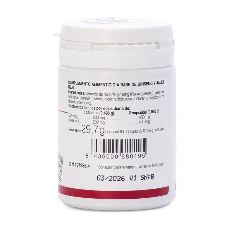 Ana Maria Lajusticia Ginseng with Royal Jelly, 60 capsules