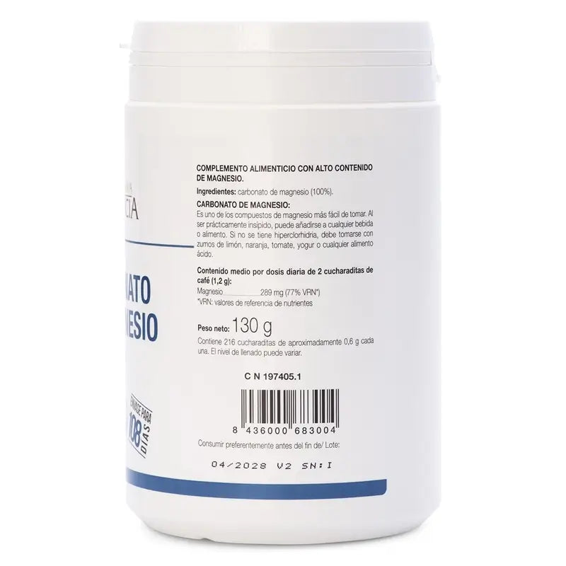 Ana Maria Lajusticia Magnesium Carbonate 130 tablets - Powder