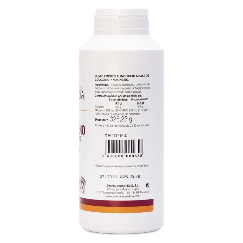 Ana Maria Lajusticia Collagen with Magnesium, 2x450 tablets