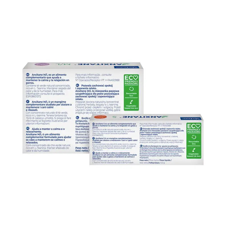 Virbac Anxitane M/L, 30 Relaxing Tablets For Dogs +10Kg