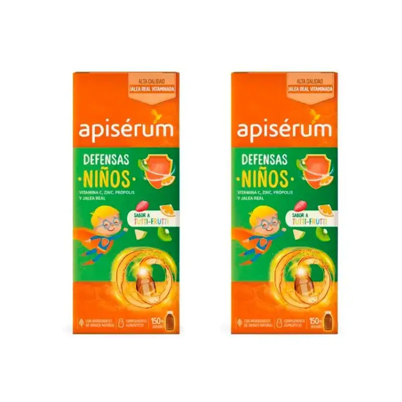 Apiserum Duplo Defenses Children - Royal Jelly 2 x 150ml