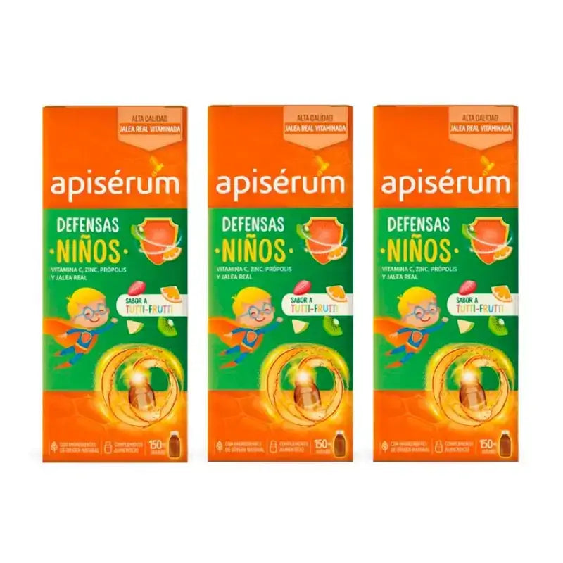 Apiserum Triplo Defenses Children - Royal Jelly 3 x 150ml