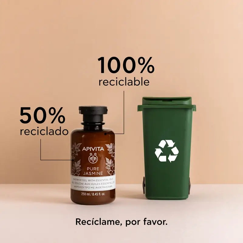 APIVITA Pure Jasmine Bath Gel with Jasmine 250 ml