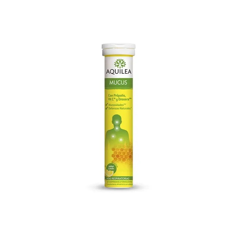 Aquilea Mucus Lemon 15 Effervescent Tablets