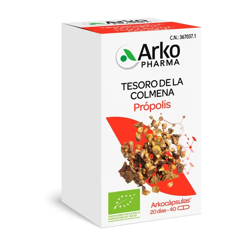 Arkocápsulas Propolis Bio 40 Capsules Arkopharma