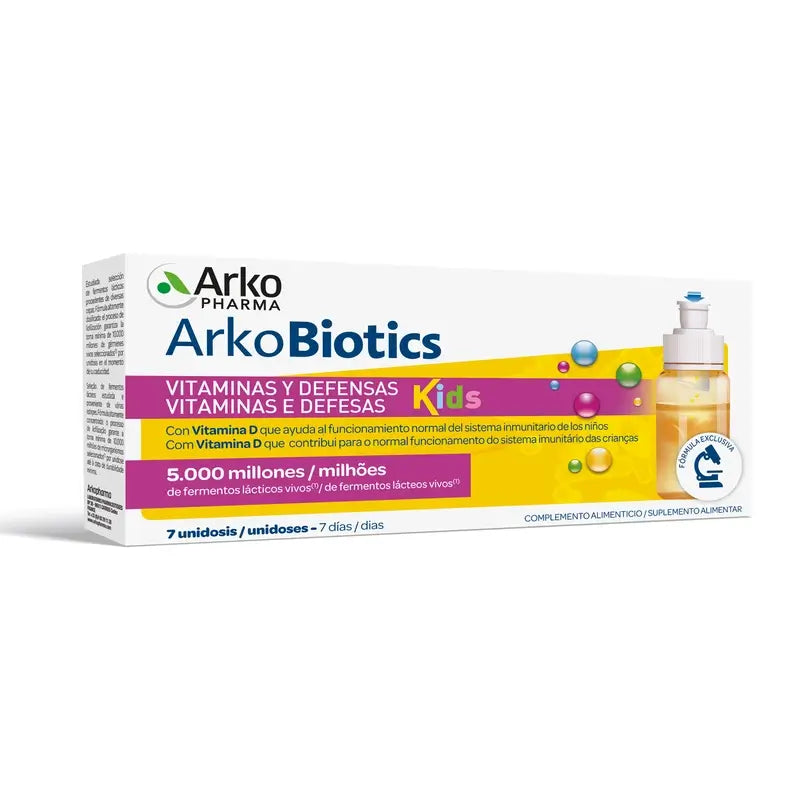 Arkopharma Arkobiotics Vitamins And Defences Children 7Uni.