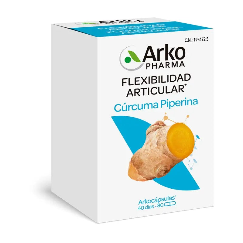 Arkopharma Curcuma 80Arkocapsules. Bio