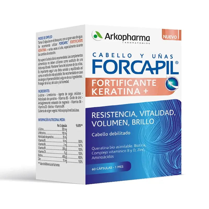 Forcapil Fortifying with Keratin 60 Capsules Arkopharma