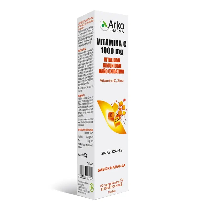 Arkovital Vitamin C 1000mg 20 Tablets Arkopharma