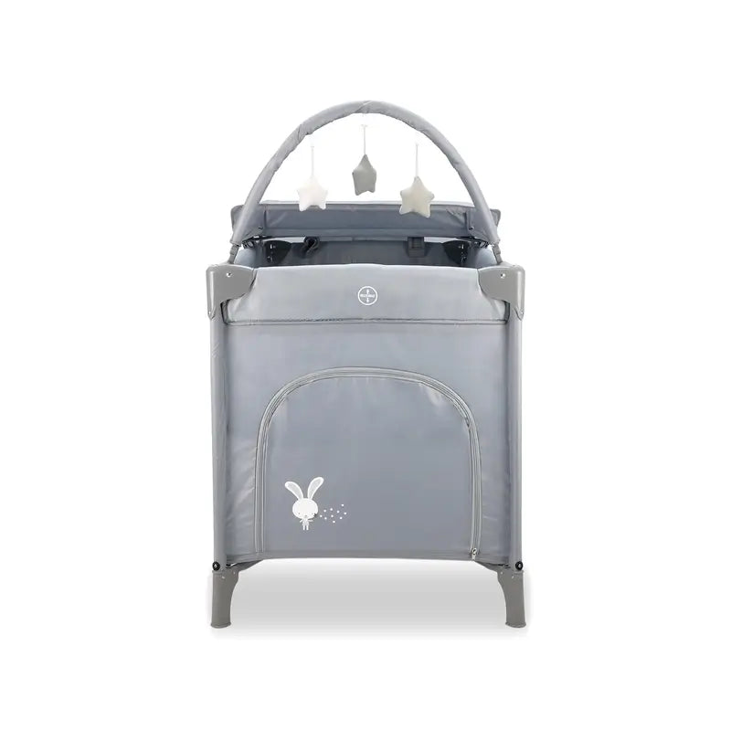 Asalvo Travel Crib Complete with Bunny Grey
