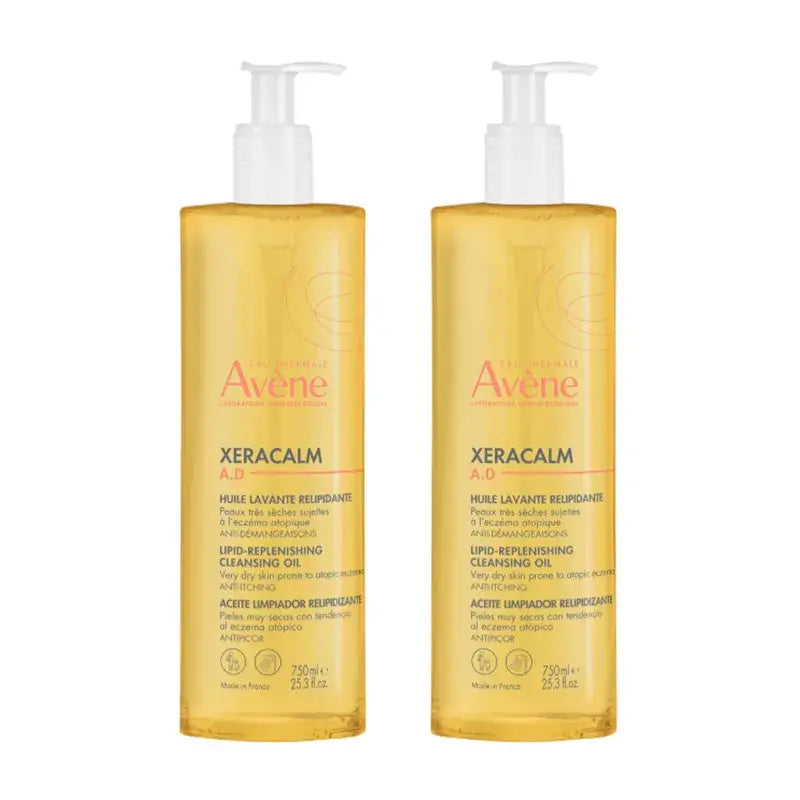 Avene Cleansing Oil Xeracalm Ad , Pack 2 x750 ml