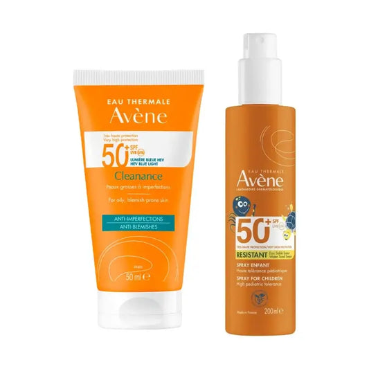 Avene Cleanance Spf 50+ 50 Ml + Family Spray Spf50+ 400 Ml