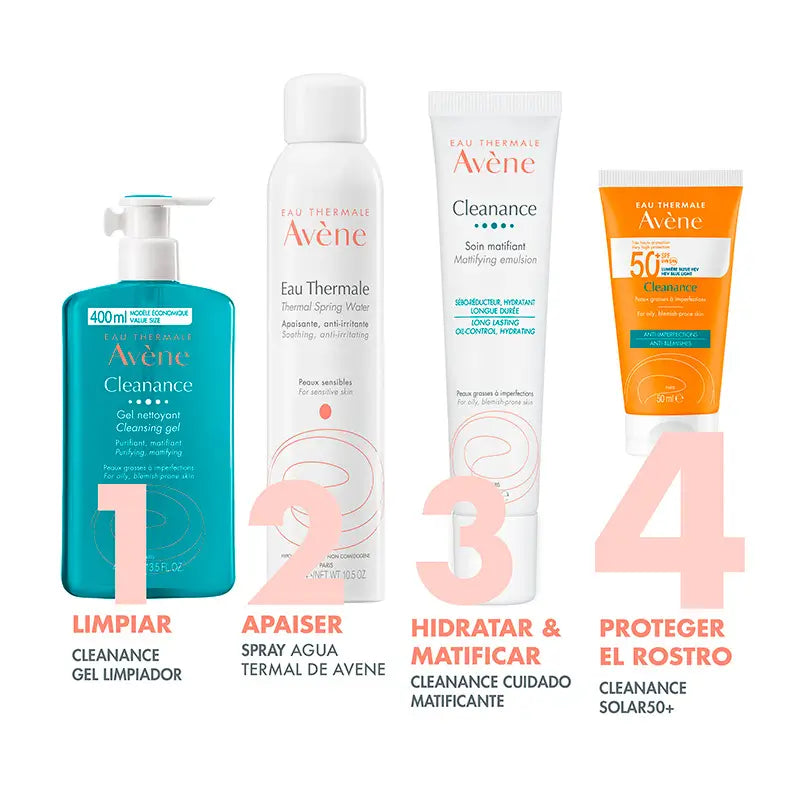 Avene Cleanance Solar SPF 50+, oily skin