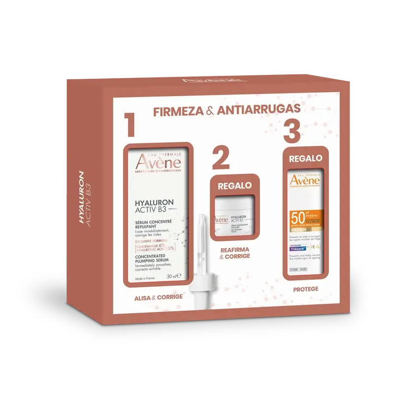 Avene Pack Hyaluron Activ B3 Serum 30 Ml + Hyaluron Activ B3 7 Ml + Anti-Ageing Sun Fluid Spf50 5 Ml