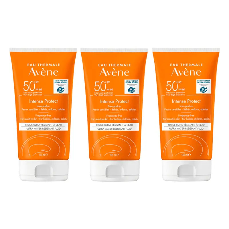 Avene Intense Protect Spf 50+, 3 x 150 ml
