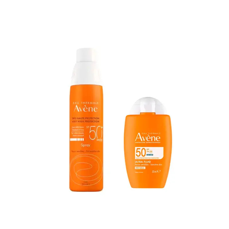Avene Ultra Invisible Fluid Spf50 50 Ml + Invisible Spray Spf 50 200 Ml
