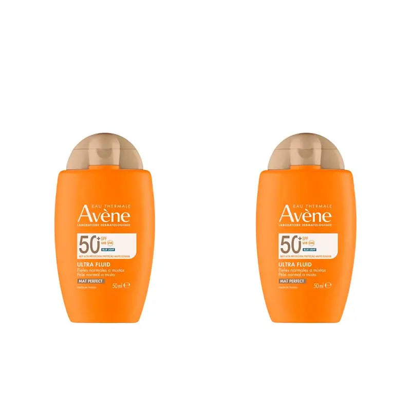 Avene Ultra Fluid Mat Perfect Color Spf50+, 2X50 Ml