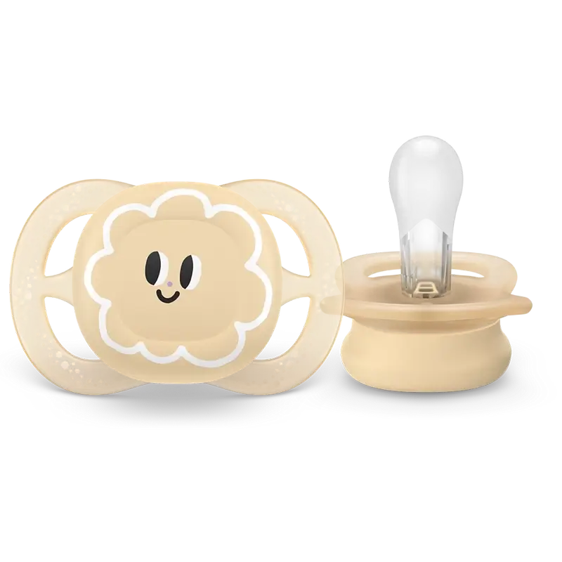 Avent Ultra Start Pacifier 0-2 M for Girls, 2 Units