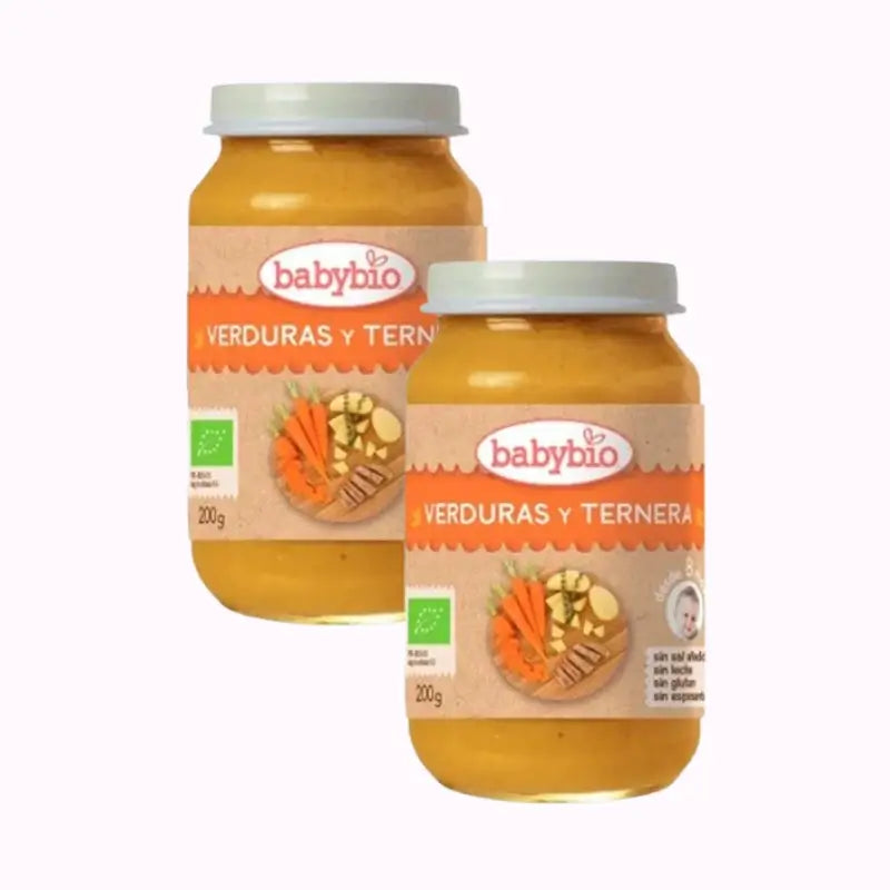 Babybio Menu Tradition Beef, Pack 2 x 200 grams