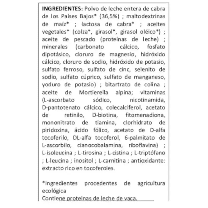 Babybio Caprea 1 Goat Milk 0-6 Months, Pack 6 x 800 g