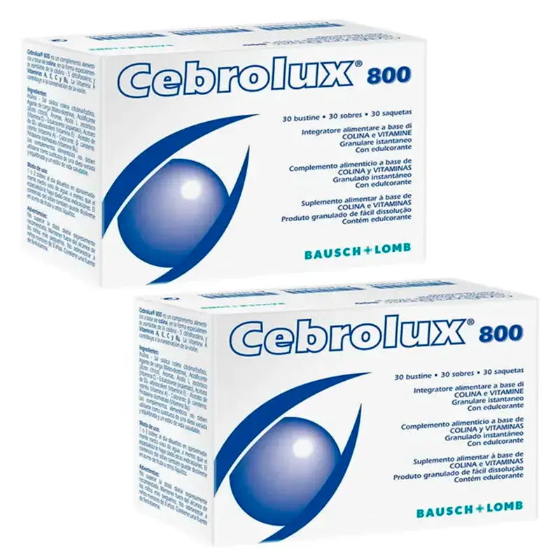 Bausch & Lomb Cebrolux 800, Pack 2 x 30 Sachets