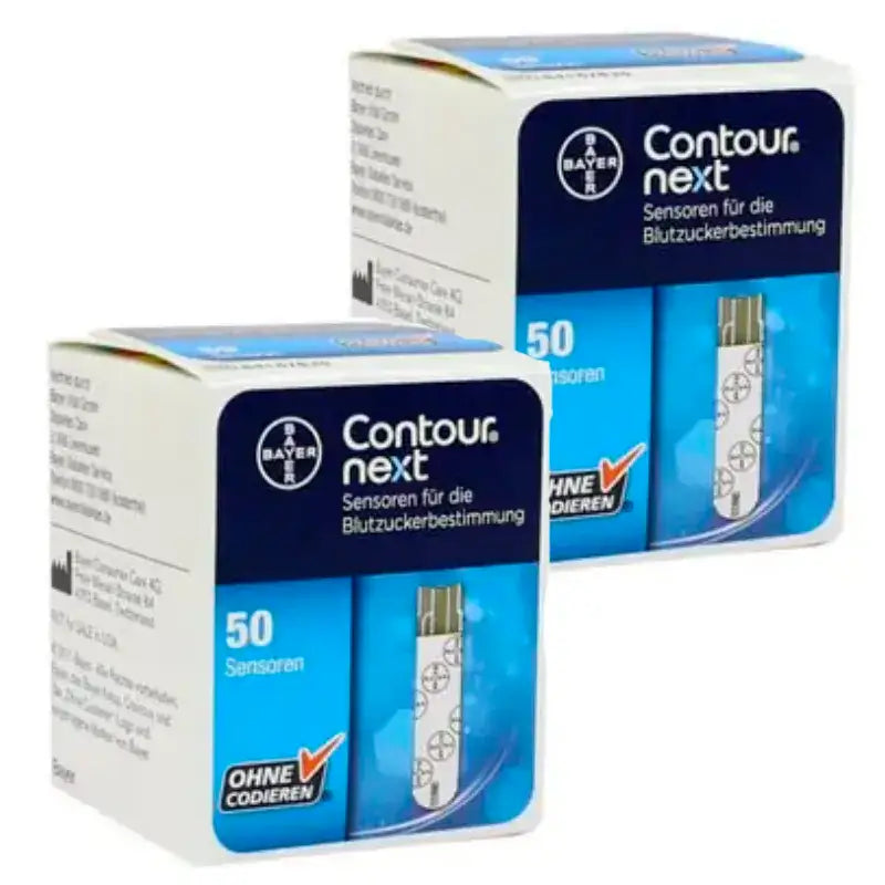 Contour Next Blood Glucose Strips, Pack 2 x 50 Units