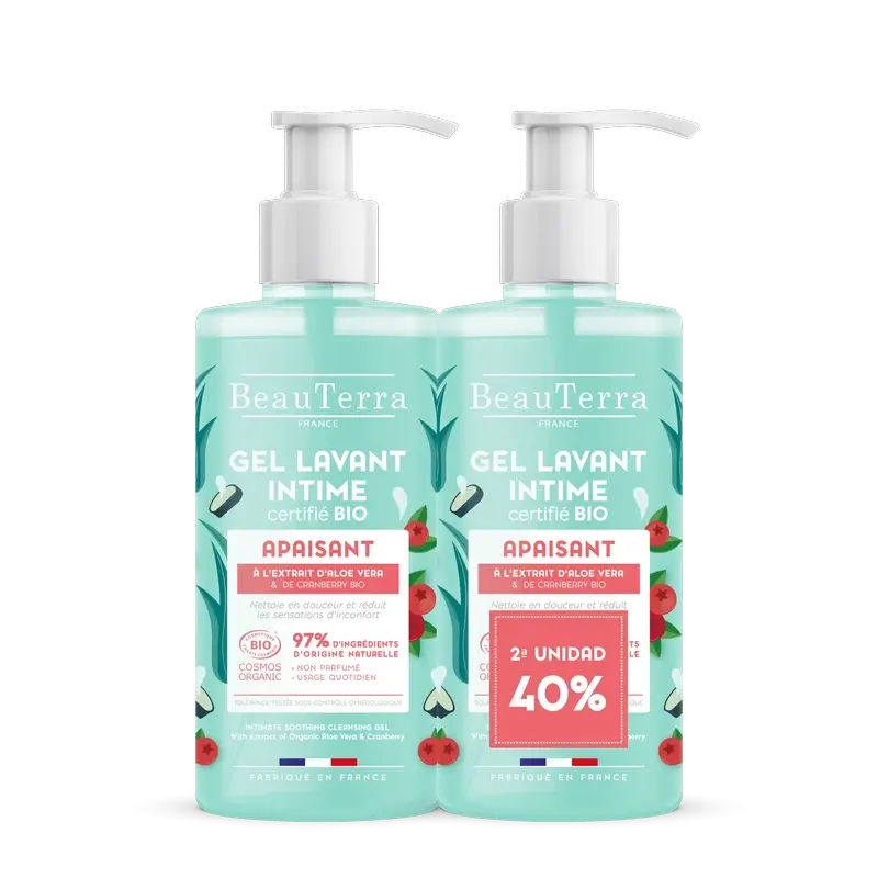 Beauterra Body Hygiene Duo Pack Soothing Intimate Gel Bio 500 Ml 2nd pc 40%.