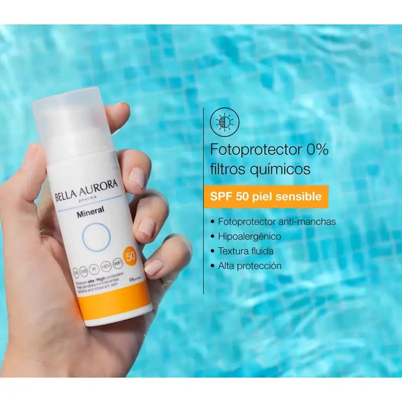 Bella Aurora Mineral Pharma Sunscreen, 50 ml