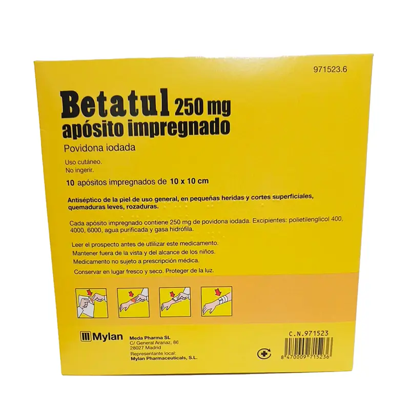 Betatul 200 Milligr 10 Dressings