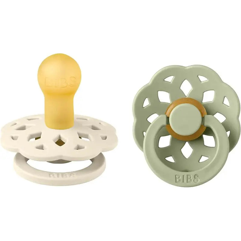 BIBS 2 Chupetes Boheme Ivory/Sage 0/6 Meses