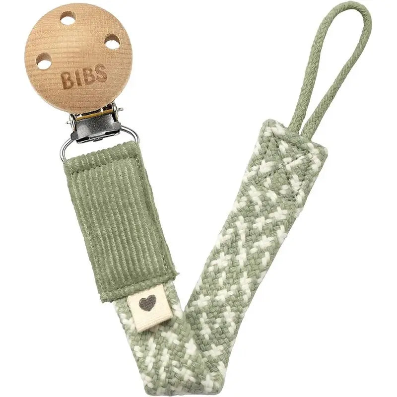 BIBS Chupetero Trenzado Sage/Ivory