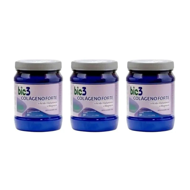 Bie3 Collagen + Hyaluronic Acid + Magnesium Forte Bottle, 3X360 Gr