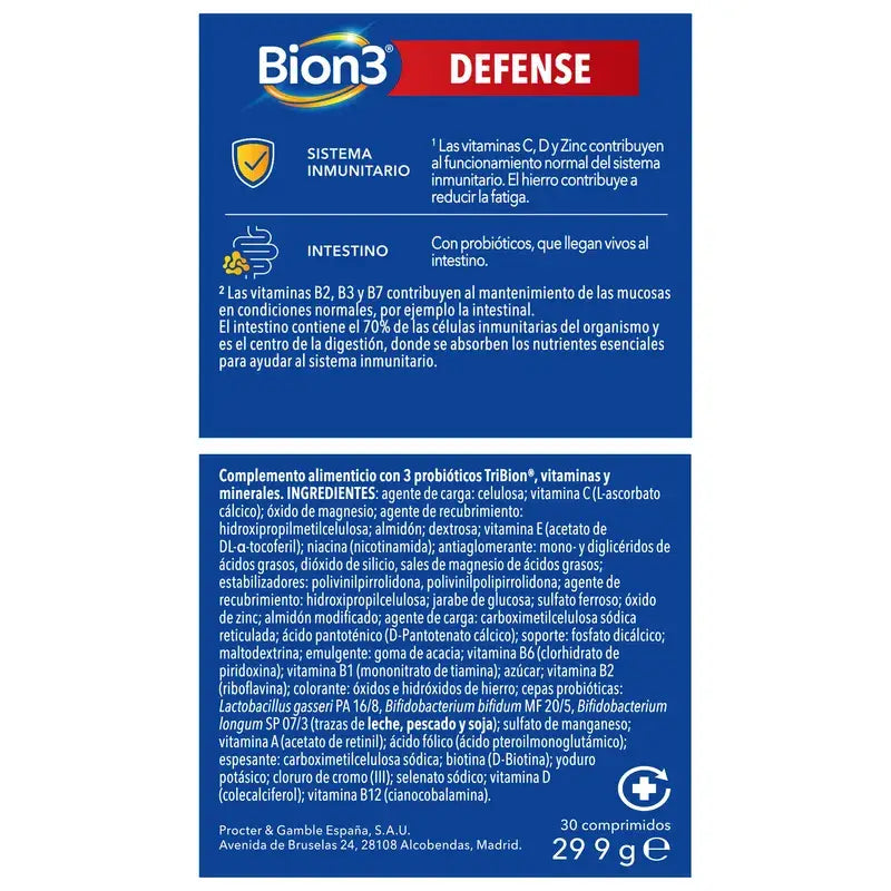 Bion3 Defense Multivitamins, 30 Tablets