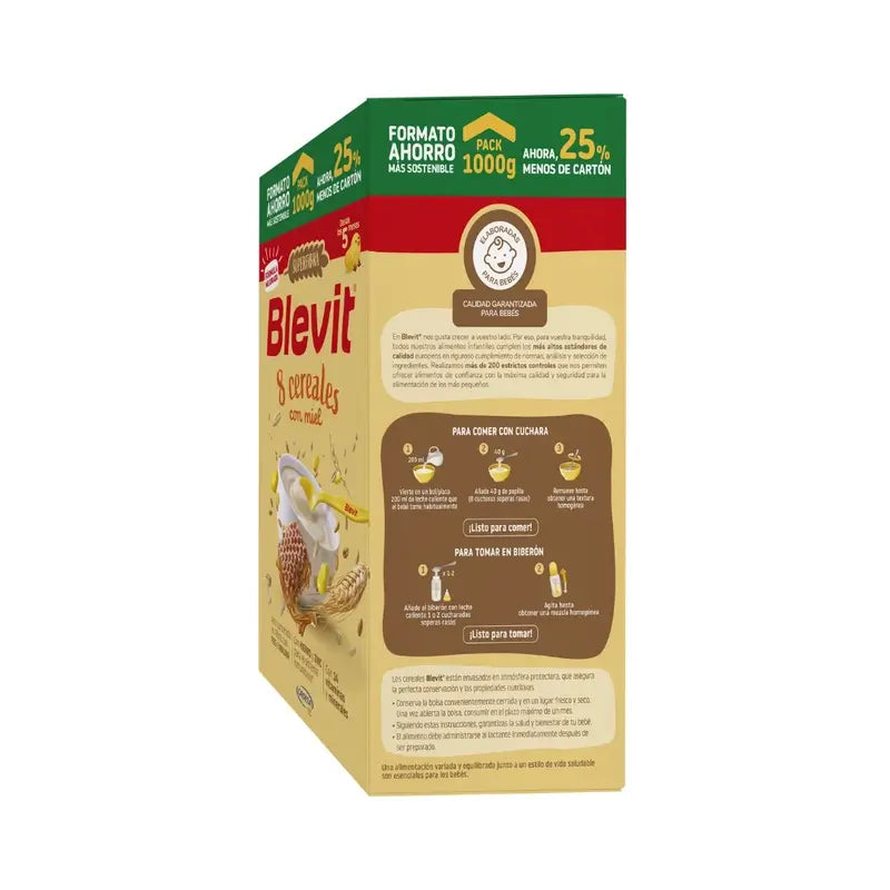 Blevit Infant Feeding Superfibre 8 Cereals Savings Format, 1000 g